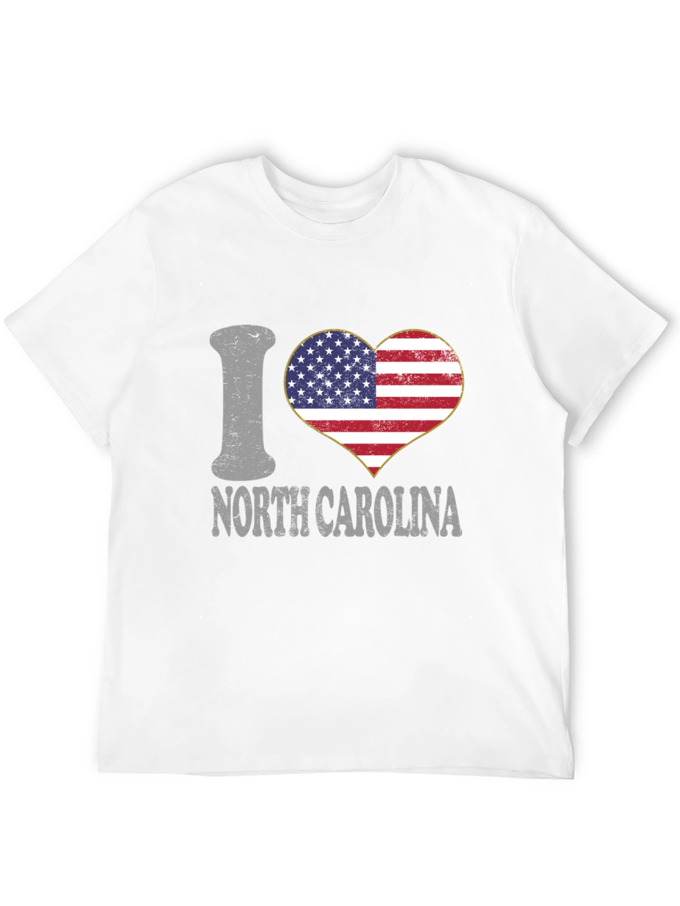 Camiseta Negra I Love North Carolina