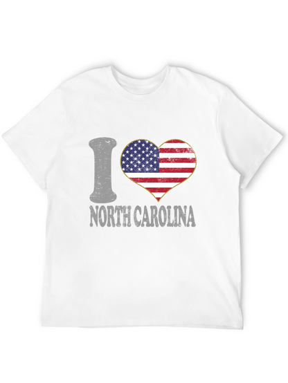 Camiseta Negra I Love North Carolina