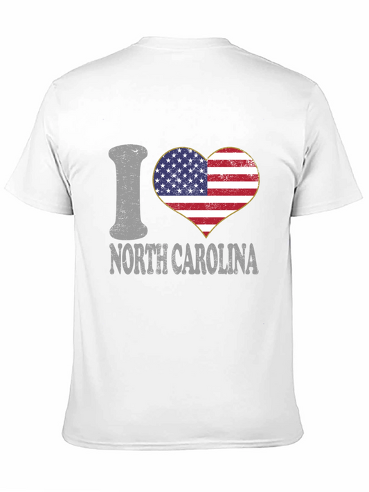 Camiseta Negra I Love North Carolina