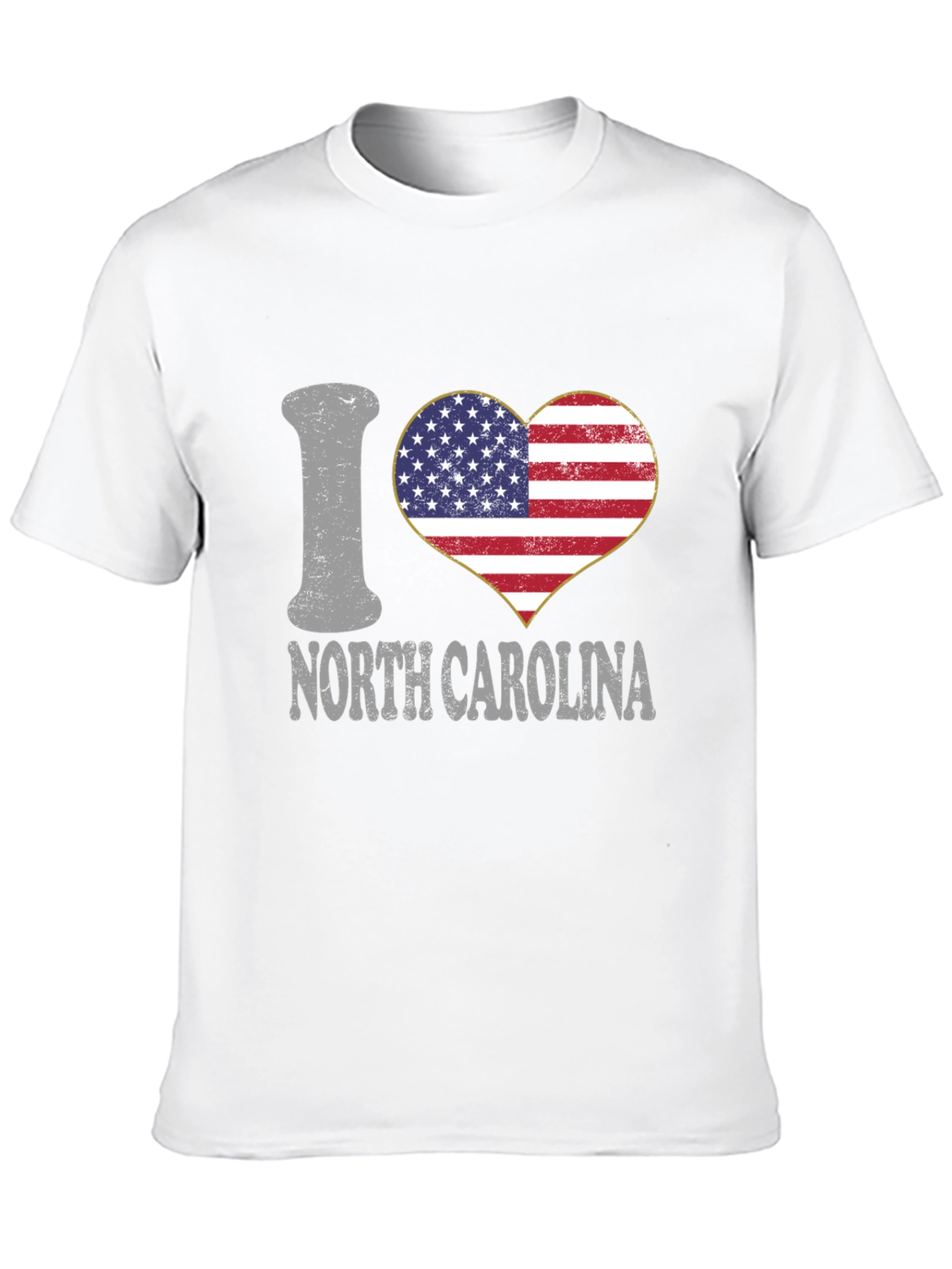 Camiseta Negra I Love North Carolina