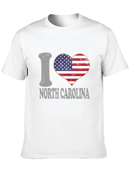Camiseta Negra I Love North Carolina