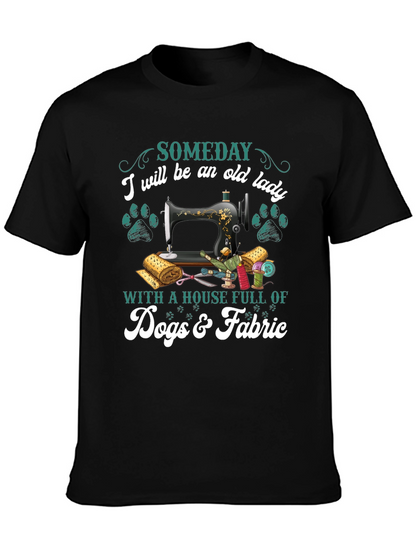 Camiseta Negra Algún Día Seré Una Anciana