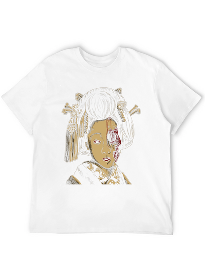 Camiseta con Diseño Geisha Zombie