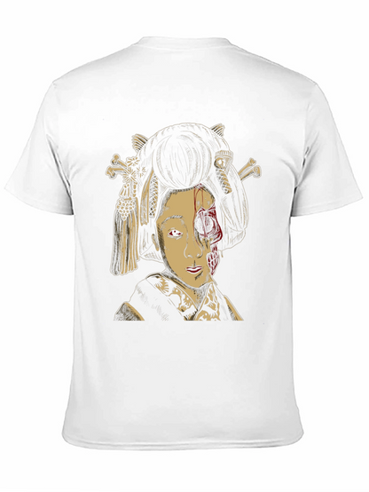 Camiseta con Diseño Geisha Zombie