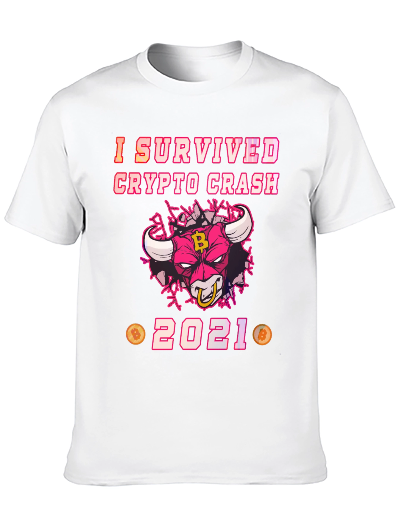 Camiseta Sobreviví al Crypto Crash 2021