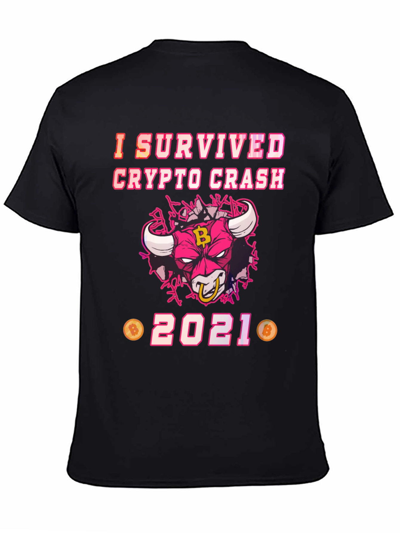 Camiseta Sobreviví al Crypto Crash 2021