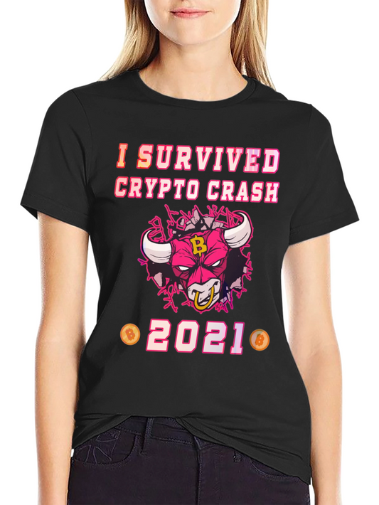 Camiseta Sobreviví al Crypto Crash 2021