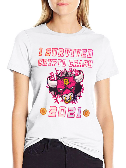 Camiseta Sobreviví al Crypto Crash 2021