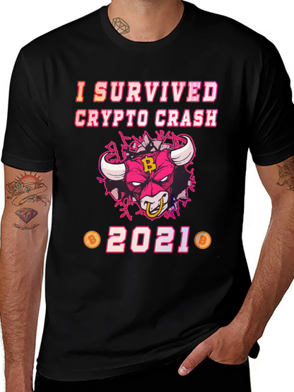 Camiseta Sobreviví al Crypto Crash 2021