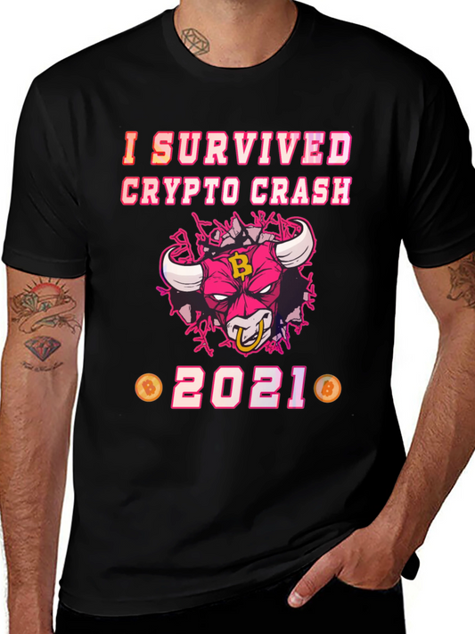 Camiseta Sobreviví al Crypto Crash 2021