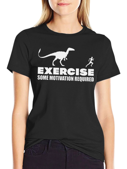 Camiseta Negra: Ejercicio - ¡Algo de Motivación Requerida!