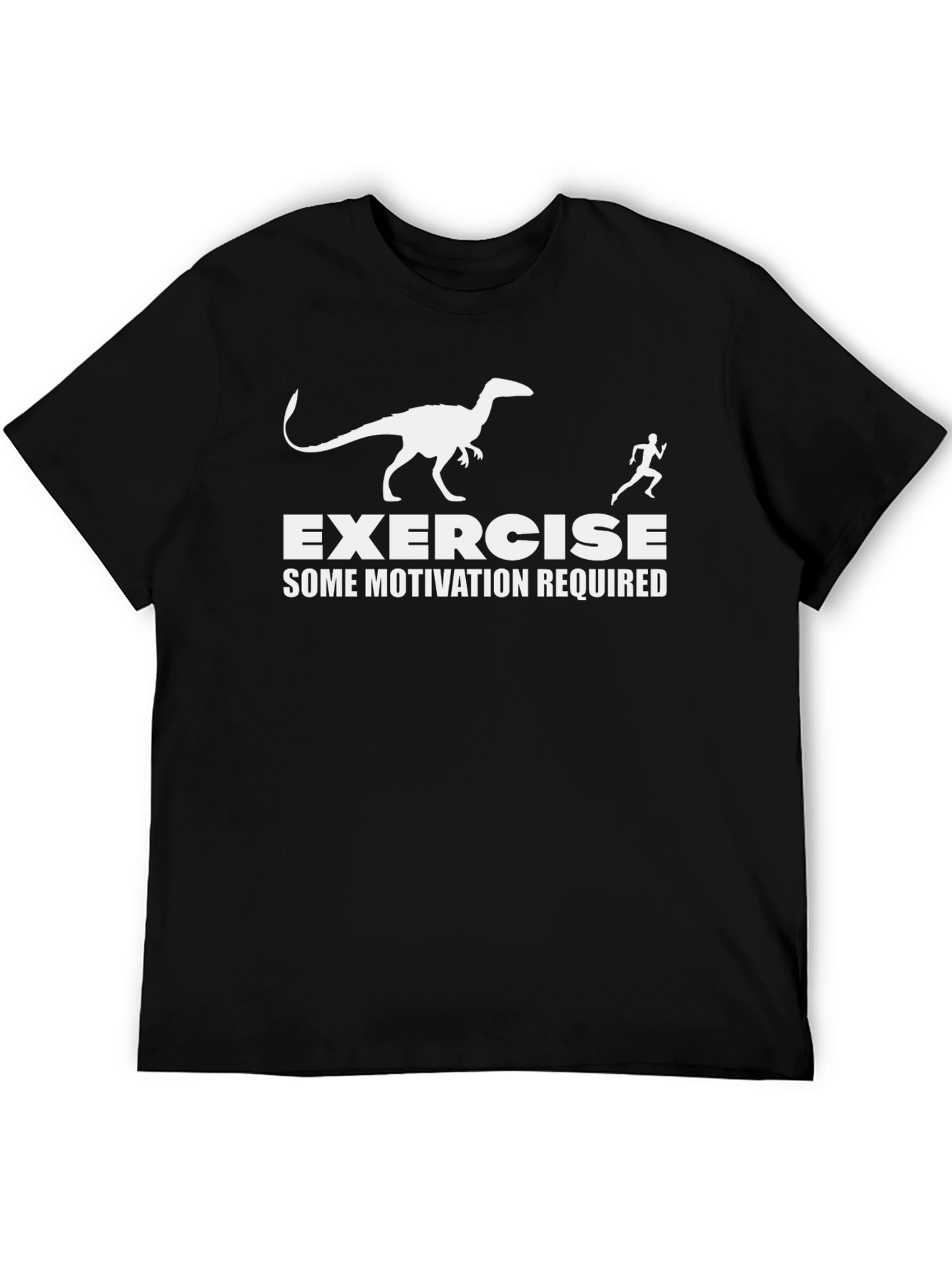 Camiseta Negra: Ejercicio - ¡Algo de Motivación Requerida!