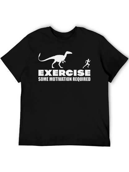 Camiseta Negra: Ejercicio - ¡Algo de Motivación Requerida!