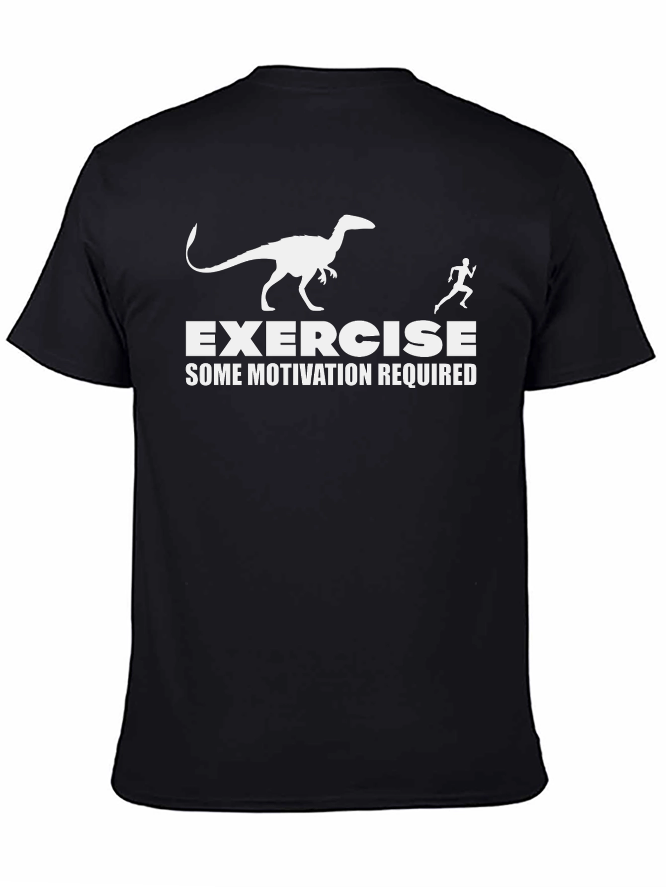 Camiseta Negra: Ejercicio - ¡Algo de Motivación Requerida!