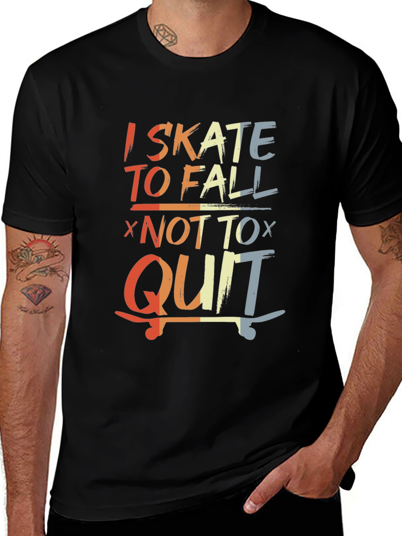 Camiseta I Skate To Fall