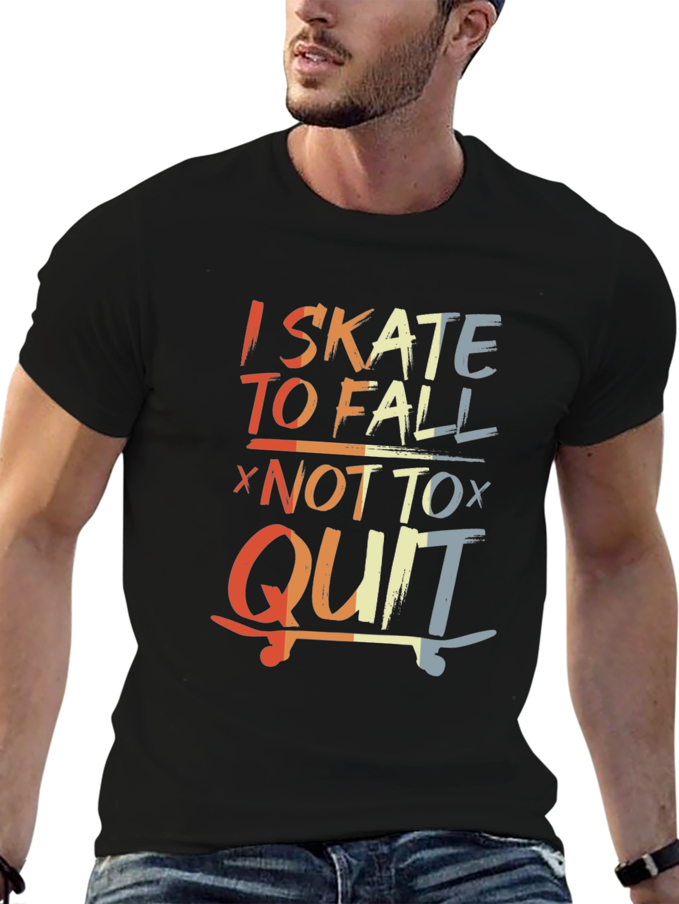 Camiseta I Skate To Fall