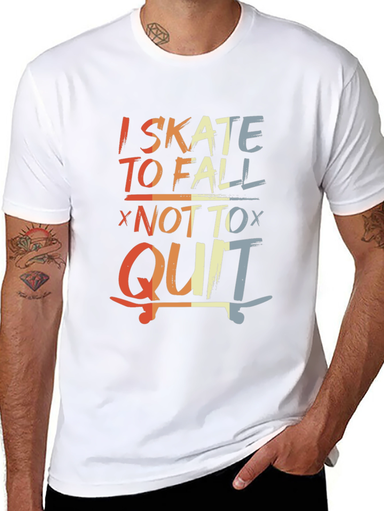 Camiseta I Skate To Fall