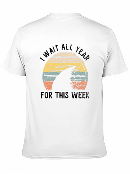 Camiseta Negra: Espero Todo El Año (Tiburón)