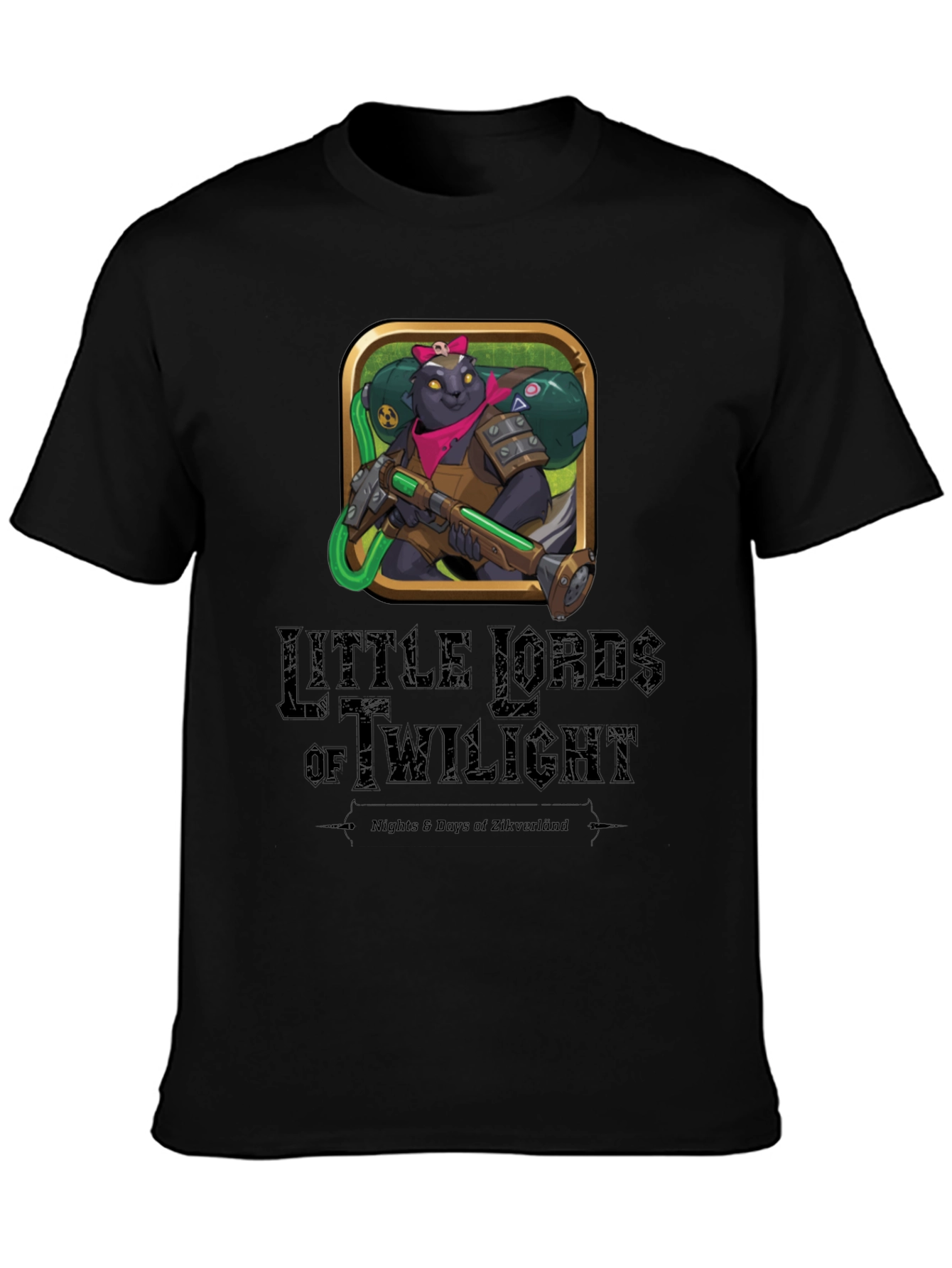 Camiseta Negra Little Lords of Twilight