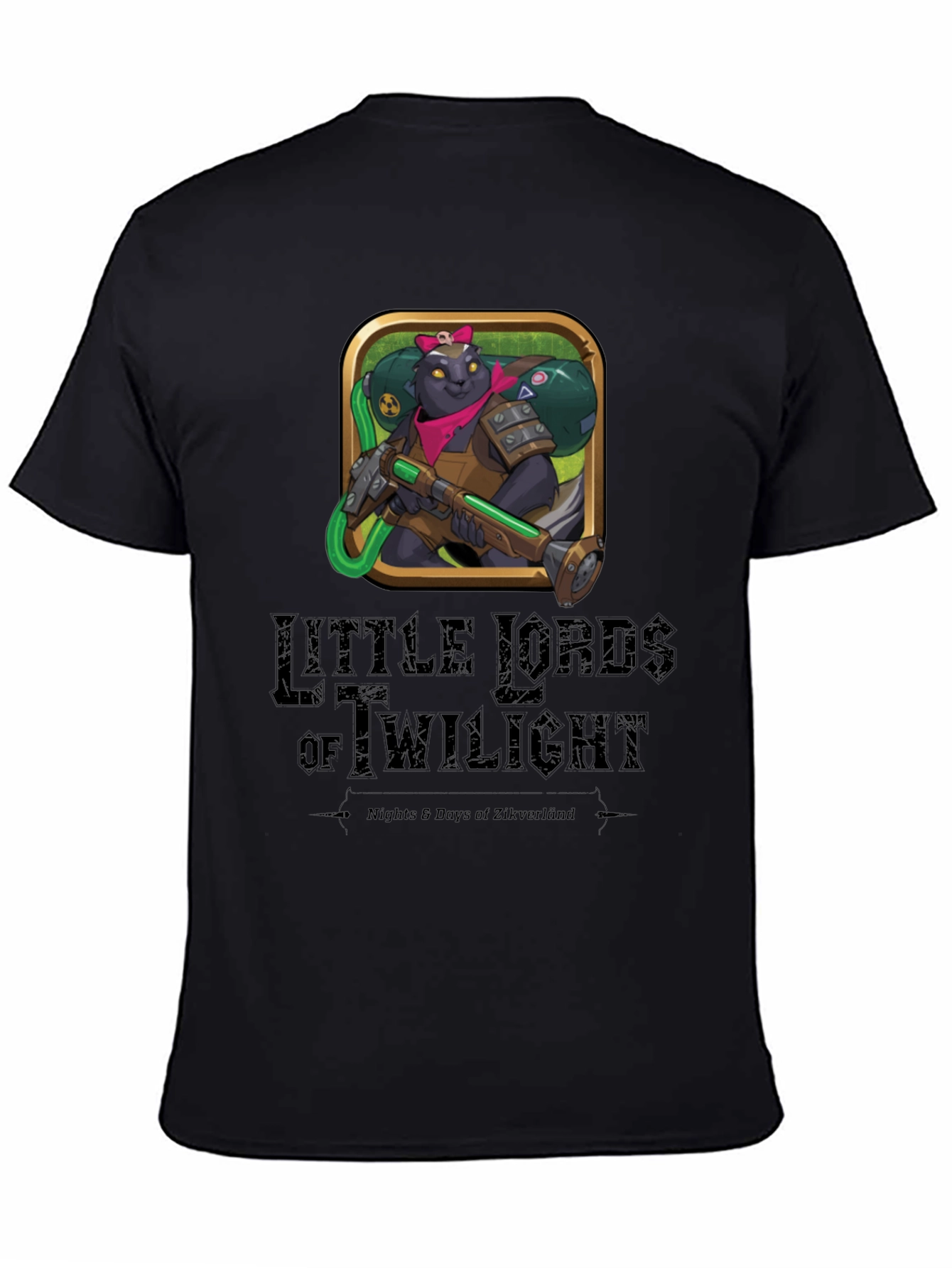 Camiseta Negra Little Lords of Twilight