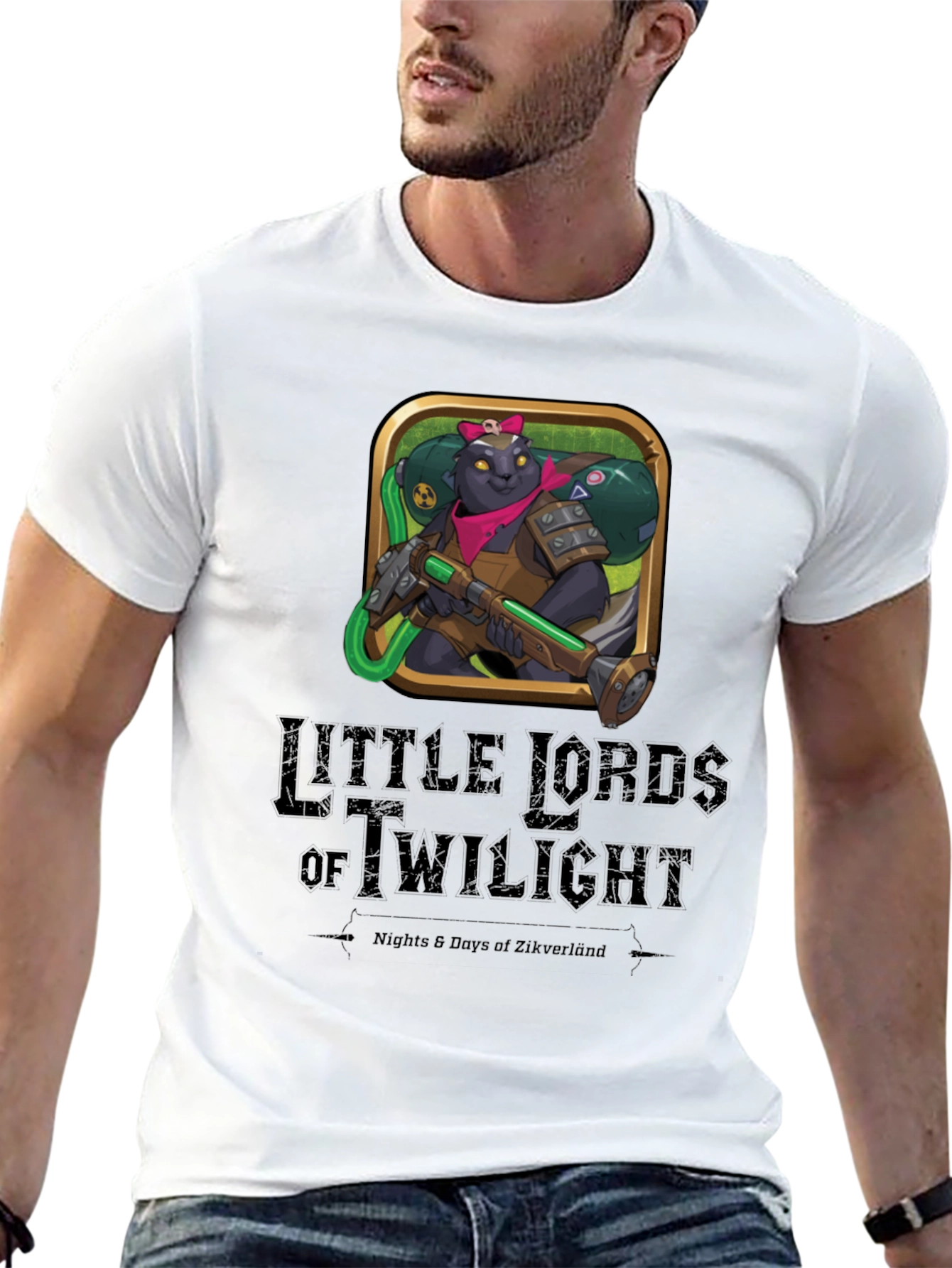 Camiseta Negra Little Lords of Twilight