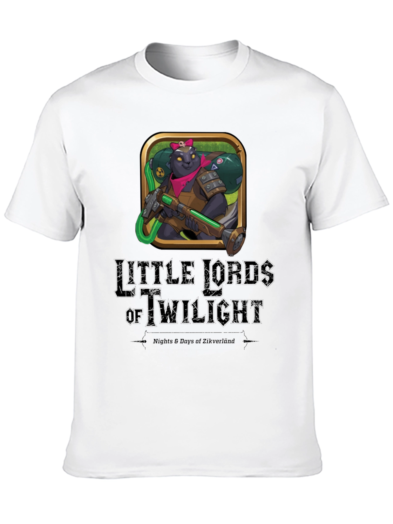 Camiseta Negra Little Lords of Twilight