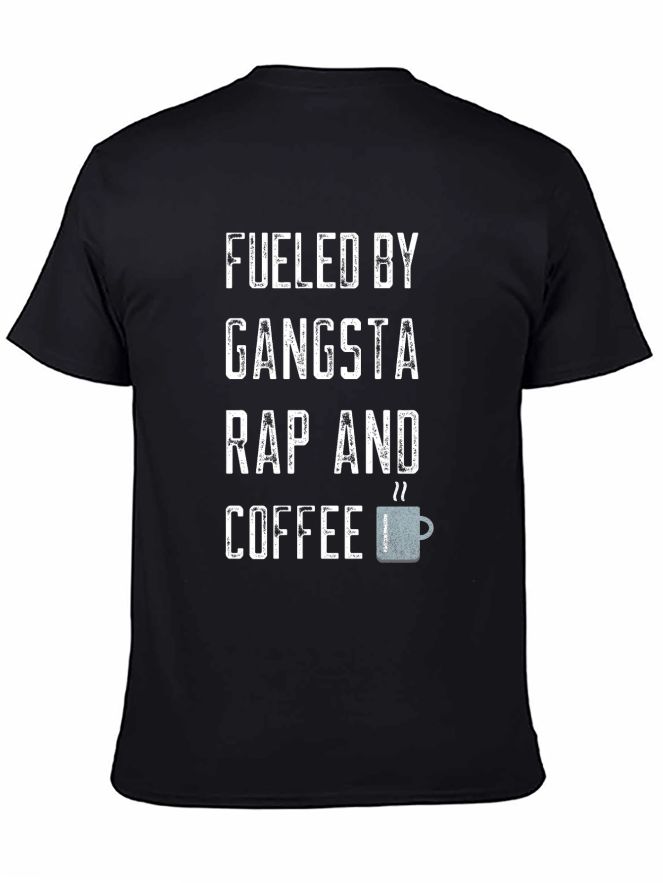 Camiseta Gangsta Rap y Café