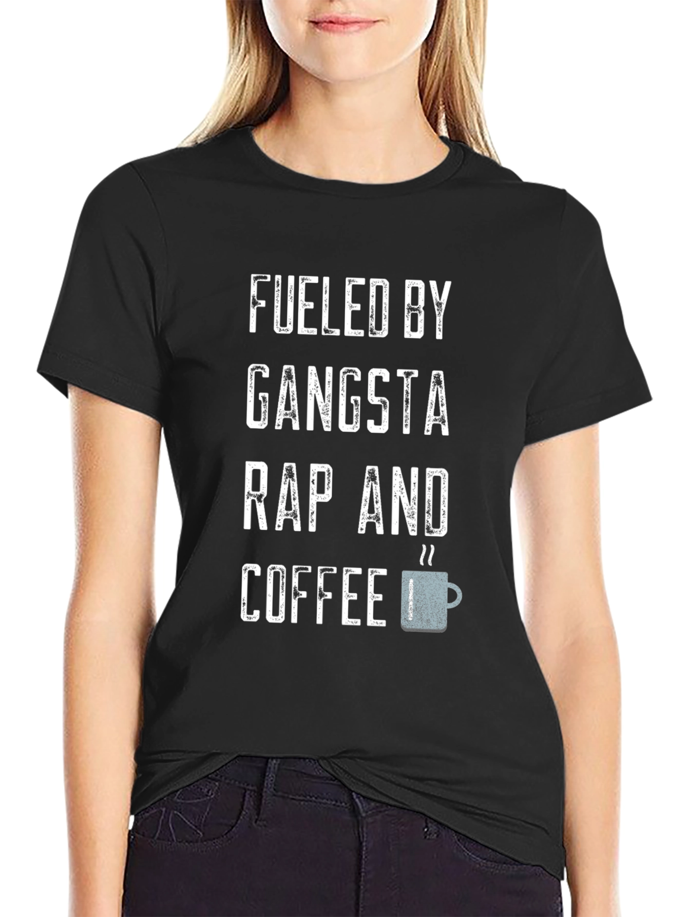 Camiseta Gangsta Rap y Café