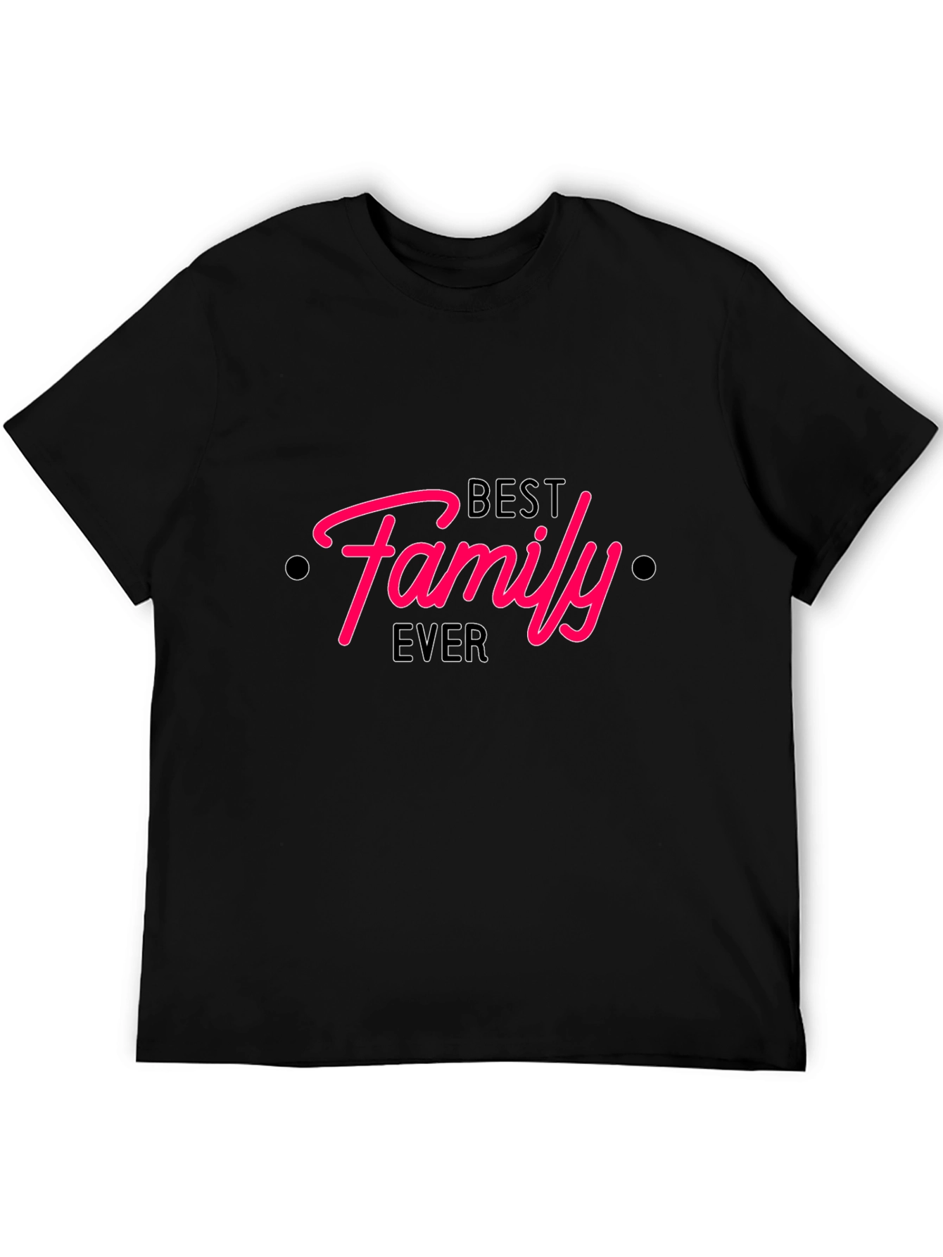 Camiseta Negra Best Family Ever