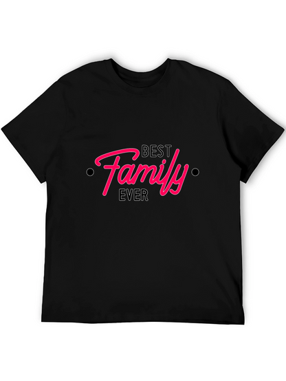 Camiseta Negra Best Family Ever