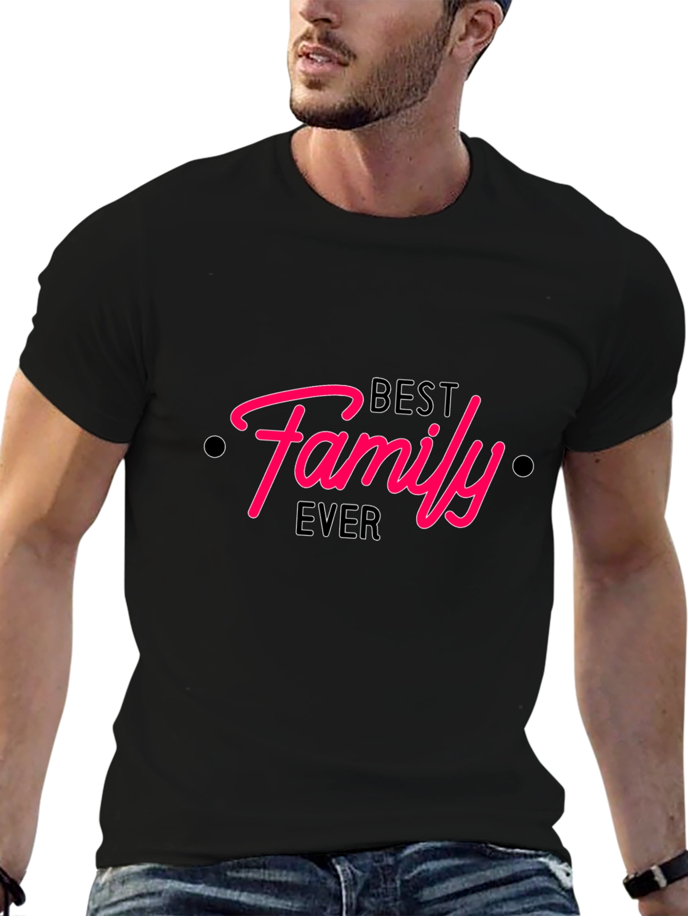 Camiseta Negra Best Family Ever