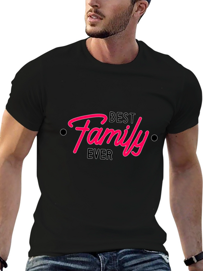 Camiseta Negra Best Family Ever