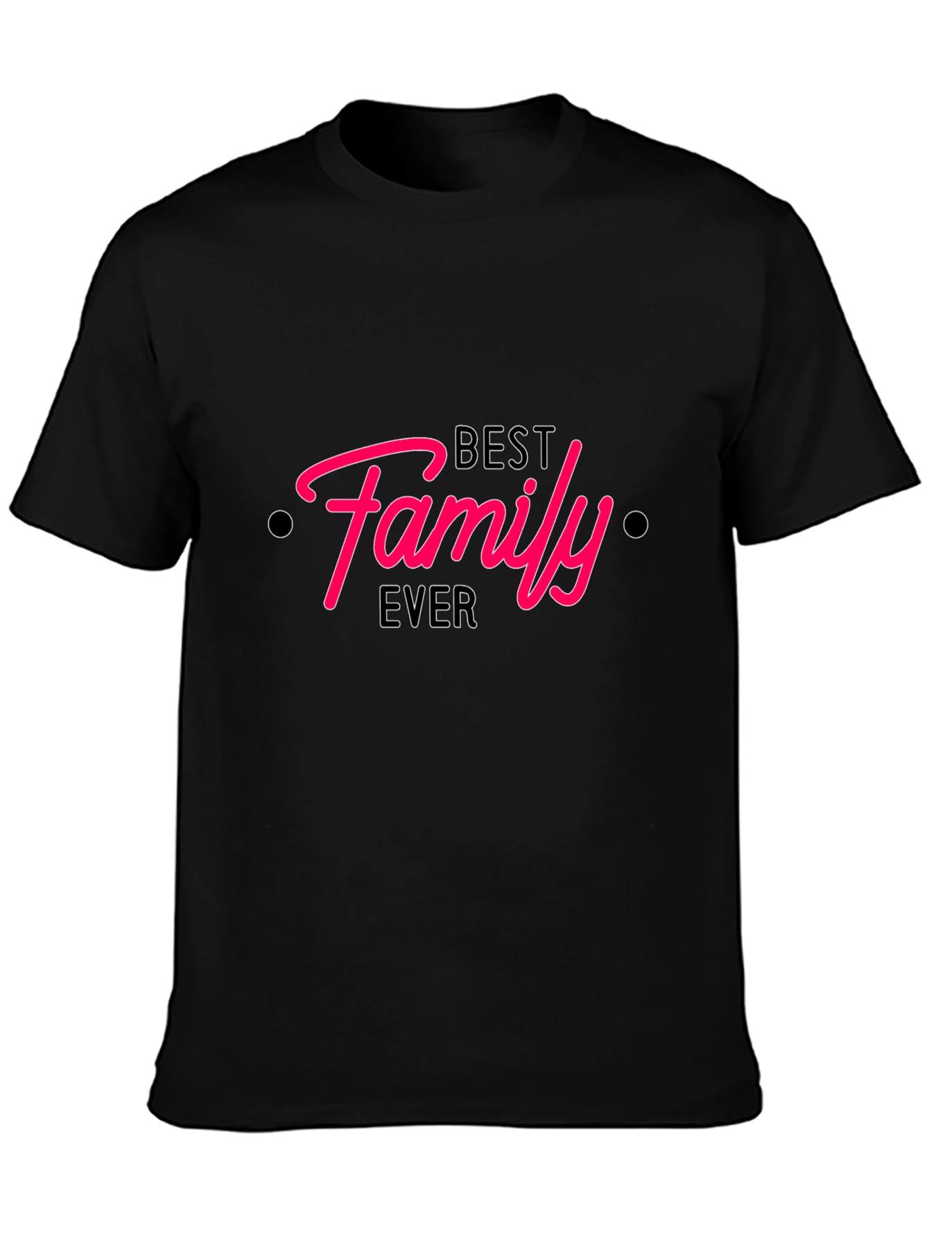 Camiseta Negra Best Family Ever