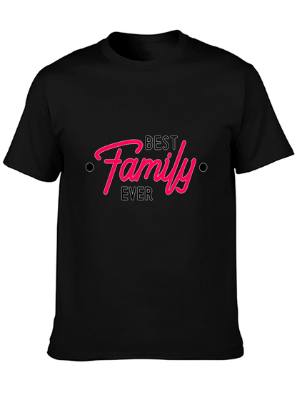 Camiseta Negra Best Family Ever