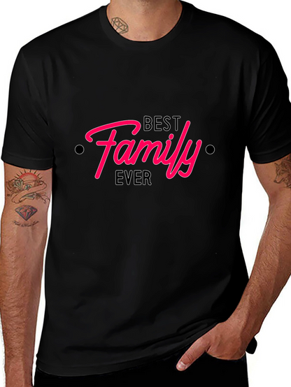 Camiseta Negra Best Family Ever