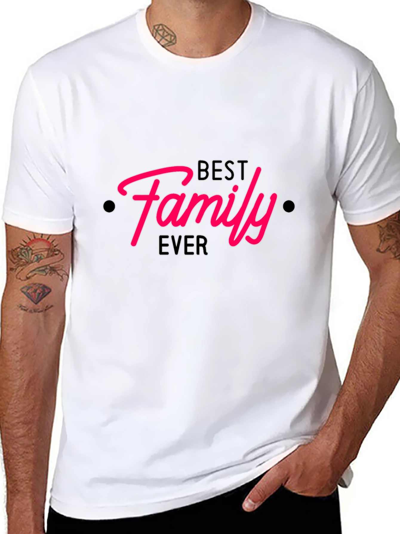 Camiseta Negra Best Family Ever