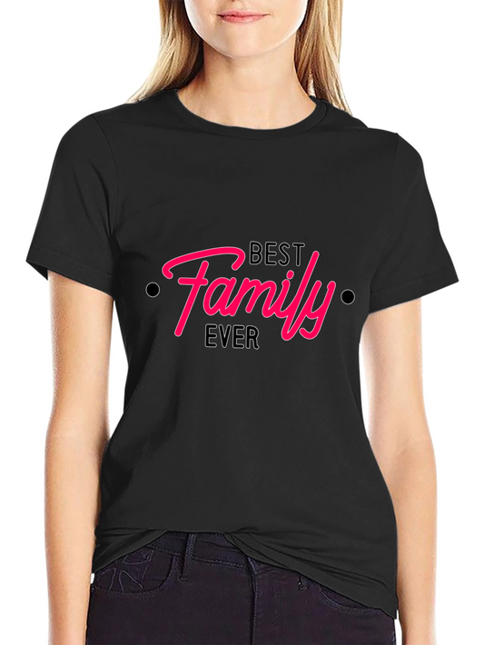 Camiseta Negra Best Family Ever