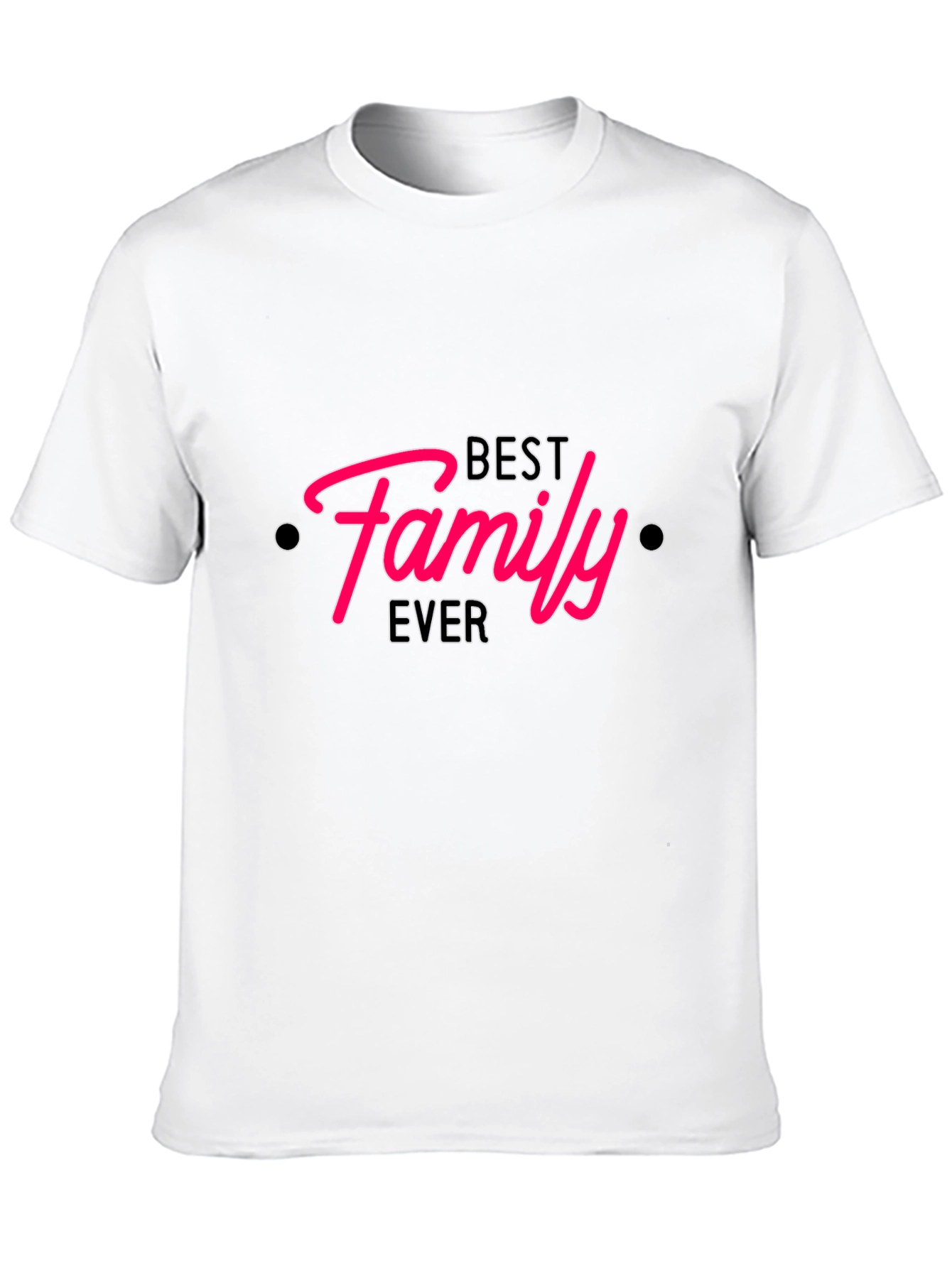 Camiseta Negra Best Family Ever