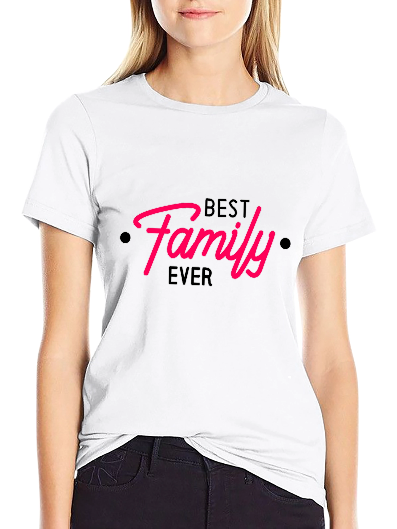 Camiseta Negra Best Family Ever