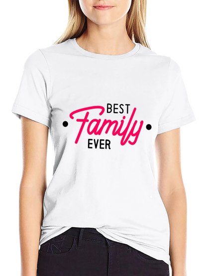 Camiseta Negra Best Family Ever