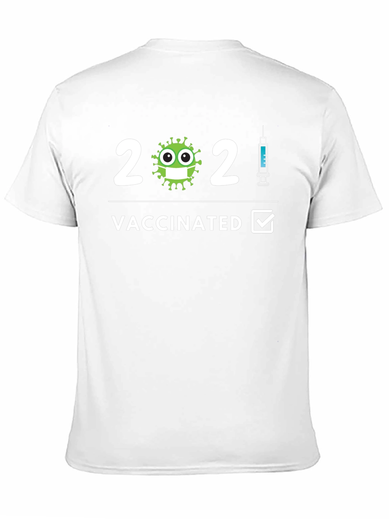 Camiseta Vacunado 2021 - Humor y Protección
