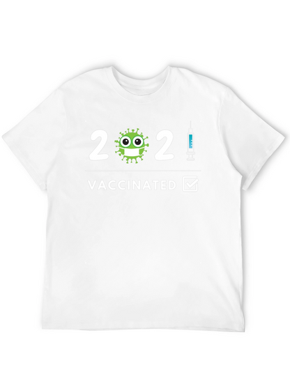 Camiseta Vacunado 2021 - Humor y Protección