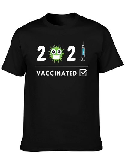 Camiseta Vacunado 2021 - Humor y Protección