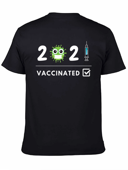 Camiseta Vacunado 2021 - Humor y Protección