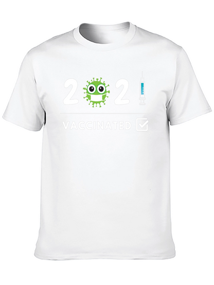 Camiseta Vacunado 2021 - Humor y Protección