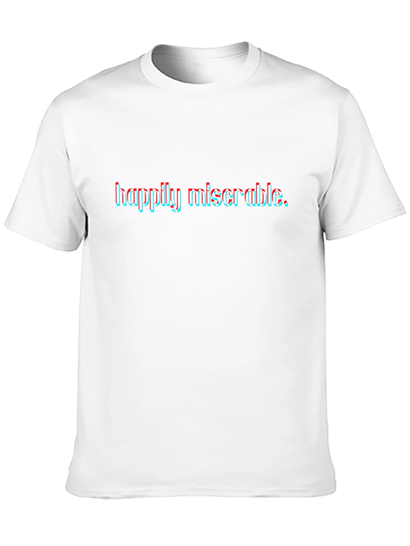 Camiseta Negra Happily Miserable