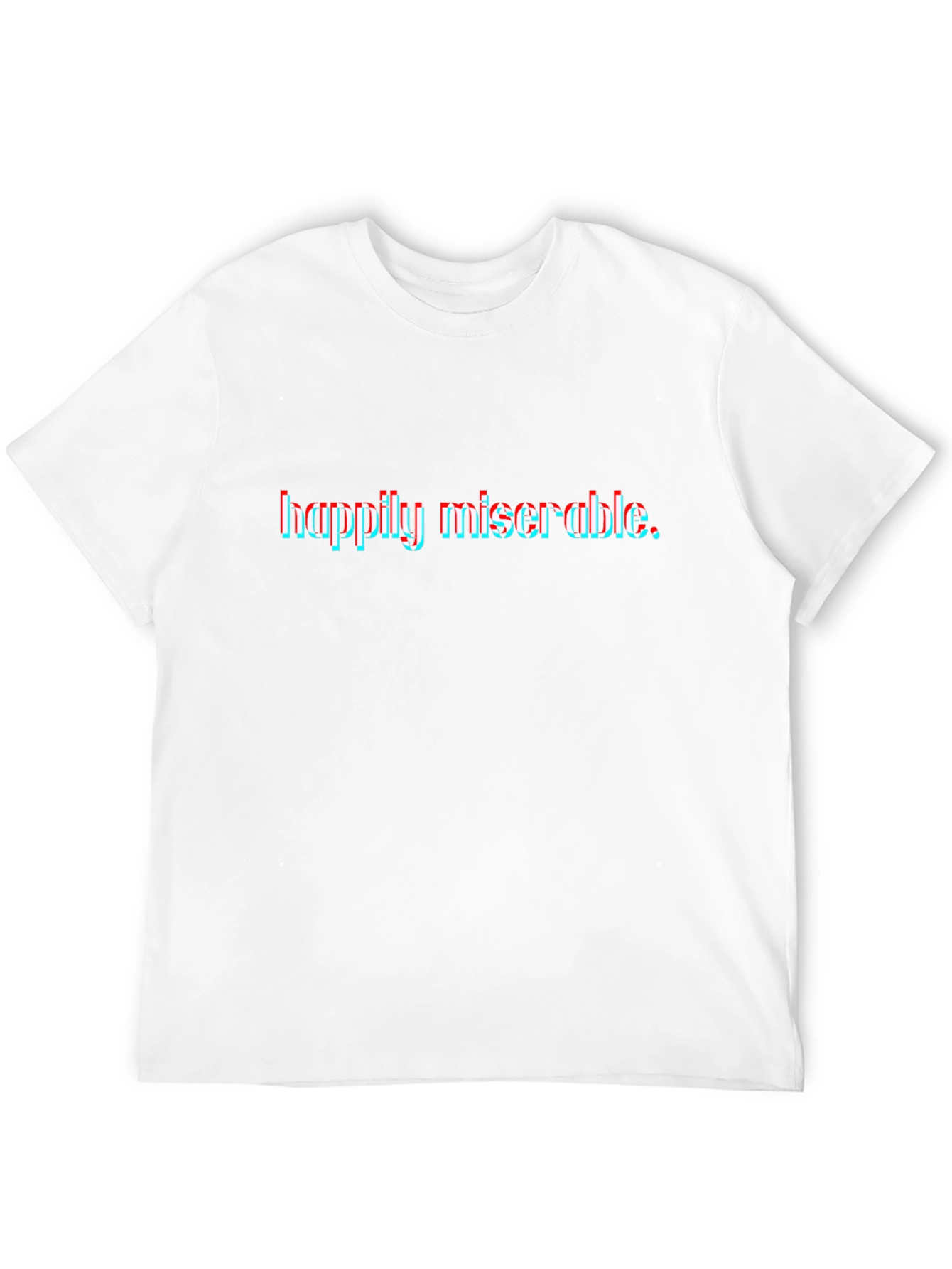 Camiseta Negra Happily Miserable
