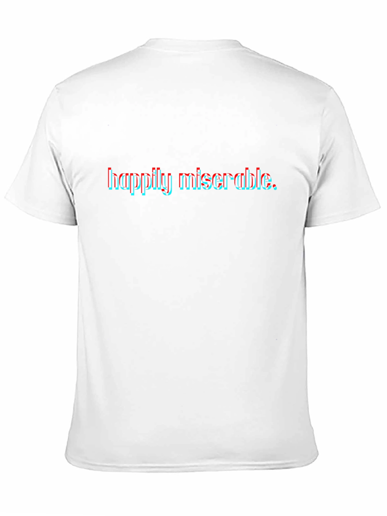 Camiseta Negra Happily Miserable