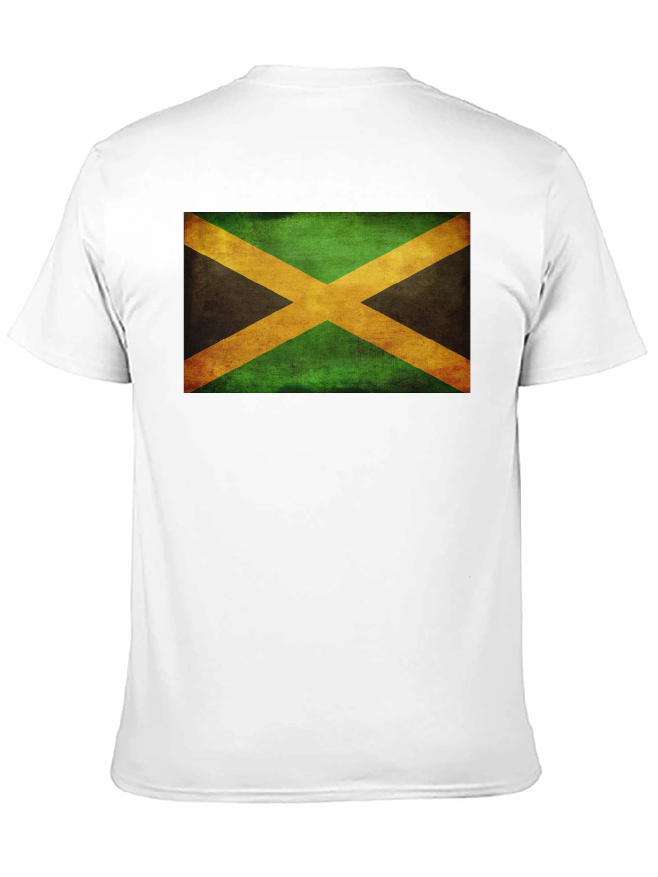 Camiseta Negra con Bandera de Jamaica