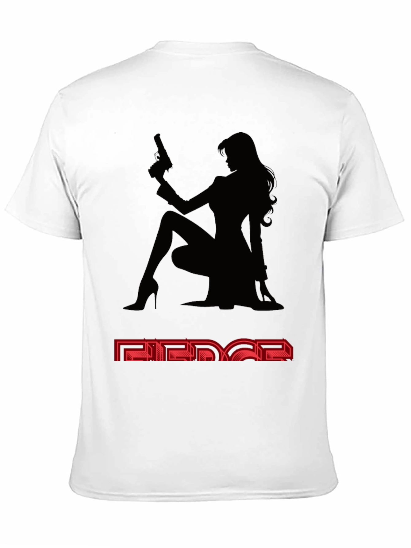 Camiseta Negra Mujer Fatal - Estilo y Audacia